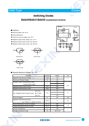 KAS31 Datasheet PDF KEXIN Industrial