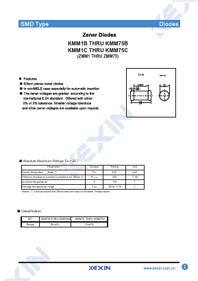 KMM75C Datasheet PDF KEXIN Industrial