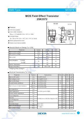 K3572 Datasheet PDF KEXIN Industrial