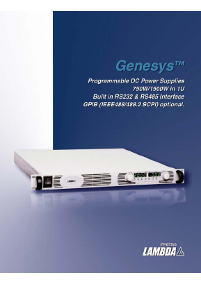 GEN80-19 Datasheet PDF DENSEI-LAMBDA