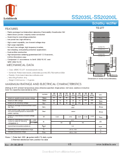 SS2045L Datasheet PDF Shanghai Leiditech Electronic Technology Co., Ltd