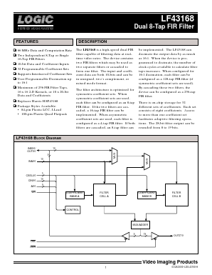 LF43168 Datasheet PDF LOGIC Devices Incorporated
