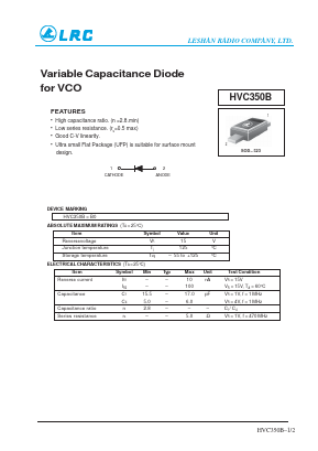 HVC350B Datasheet PDF Leshan Radio Company,Ltd