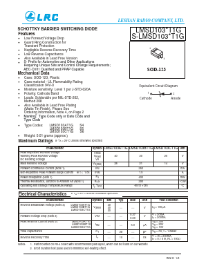 S-LMSD103AT1G Datasheet PDF Leshan Radio Company,Ltd