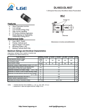 DL4936 Datasheet PDF Shenzhen Luguang Electronic Technology Co., Ltd