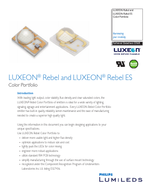 LXML-PR01-0500 Datasheet PDF Lumileds Lighting Company