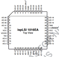 ISPLSI1016EA-200LJ44 Datasheet PDF Lattice Semiconductor