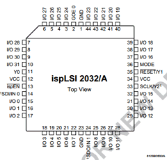 ISPLSI2032A-80LT44I Datasheet PDF Lattice Semiconductor