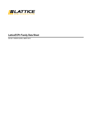 LFE3-17EA-6MG328C Datasheet PDF Lattice Semiconductor