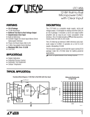 LTC1456IN8 Datasheet PDF Linear Technology