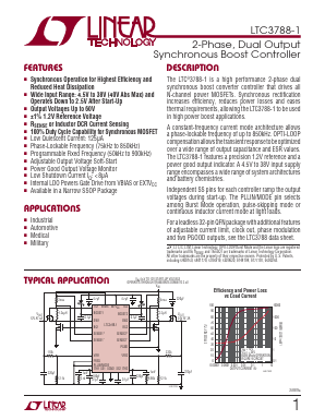 LTC3788EGN-1PBF Datasheet PDF Linear Technology