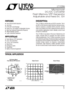 LT1109A Datasheet PDF Linear Technology