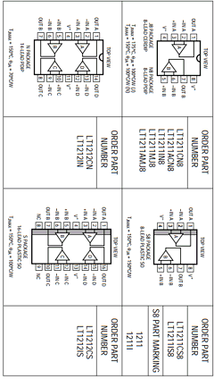 LT1211CN8 Datasheet PDF Linear Technology