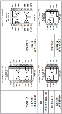 LT1358CN8 Datasheet PDF Linear Technology
