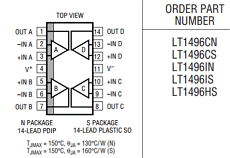 LT1494CS8 Datasheet PDF Linear Technology