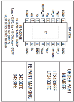 LT3433E Datasheet PDF Linear Technology