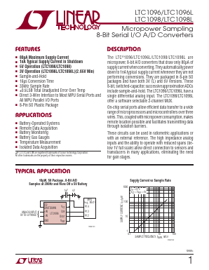 LTC1098L Datasheet PDF Linear Technology