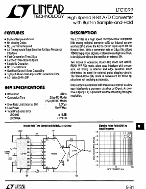LTC1099AM Datasheet PDF Linear Technology