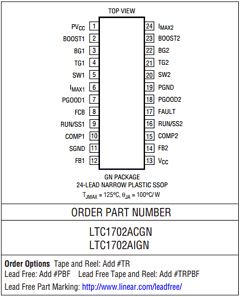 LTC1702AI Datasheet PDF Linear Technology