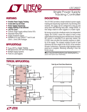 LTC2927CDDB-TR Datasheet PDF Linear Technology
