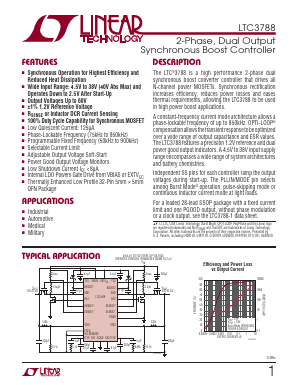 LTC3788EUH Datasheet PDF Linear Technology