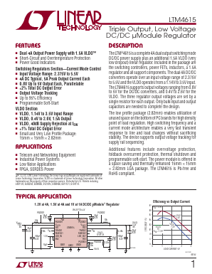 LTM4615EV Datasheet PDF Linear Technology