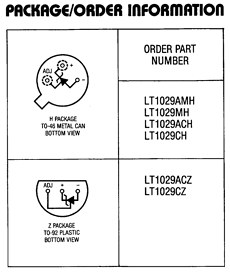 LT1029AC Datasheet PDF Linear Technology