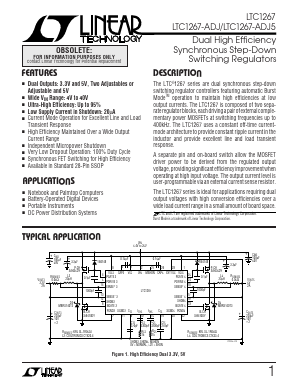 LTC1267_ Datasheet PDF Linear Technology