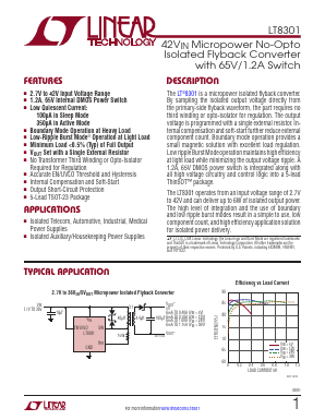 LT8301MPS5-TRPBF Datasheet PDF Linear Technology
