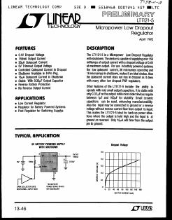 LT1121MJ8-5 Datasheet PDF Linear Technology
