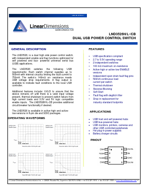 LND3526CB Datasheet PDF Linear Dimensions Semiconductor