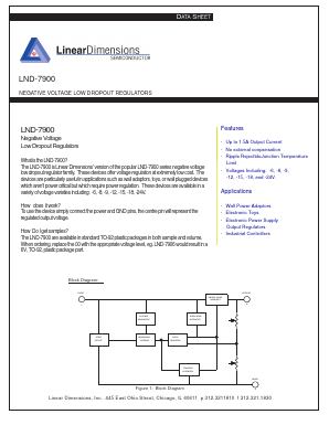 LND-7900 Datasheet PDF Linear Dimensions Semiconductor