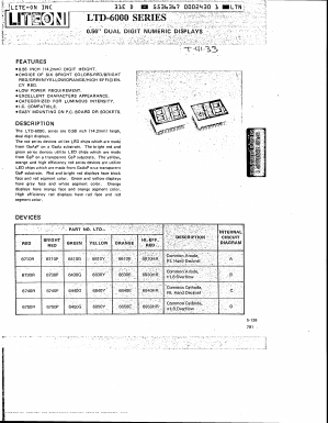 LTD-6730R Datasheet PDF LiteOn Technology