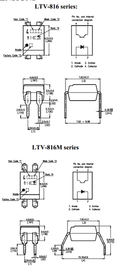 LTV-816-T Datasheet PDF LiteOn Technology