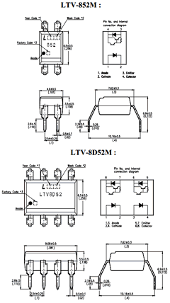 LTV-852S-TA Datasheet PDF LiteOn Technology