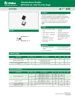 DST8100S Datasheet PDF Littelfuse, Inc