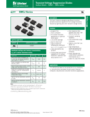 SMCJ19A Datasheet PDF Littelfuse, Inc