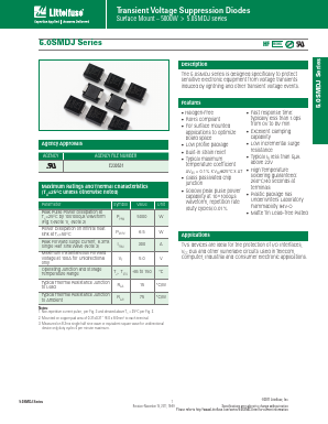 5.0SMDJ54A-T7 Datasheet PDF Littelfuse, Inc
