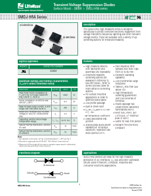 SMDJ54A-HRA Datasheet PDF Littelfuse, Inc