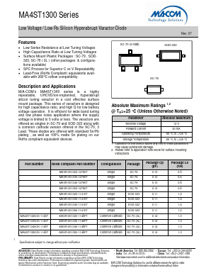 MAVR-001330-1146FT Datasheet PDF M/A-COM Technology Solutions, Inc.