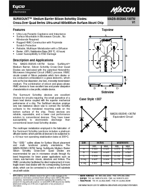 MADS-002545-1307MT Datasheet PDF Tyco Electronics