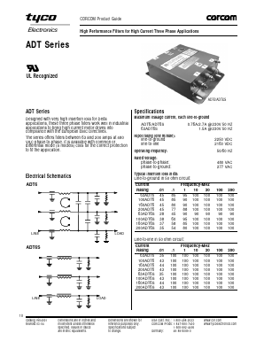 100ADT6 Datasheet PDF Tyco Electronics