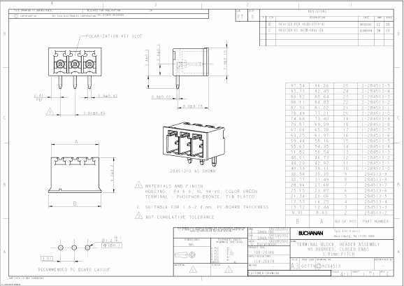 1-284513-9 Datasheet PDF Tyco Electronics