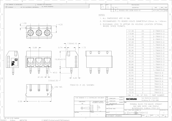 2-796410-1 Datasheet PDF Tyco Electronics