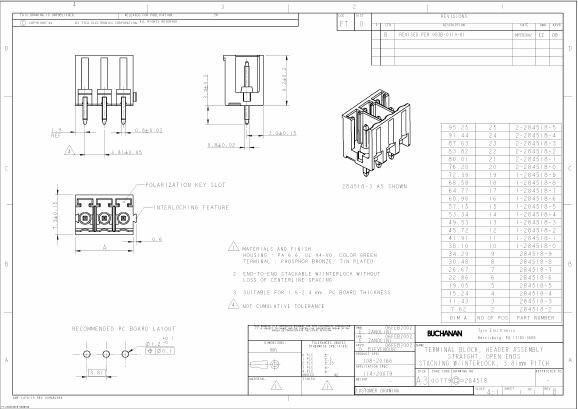 1-284518-1 Datasheet PDF Tyco Electronics