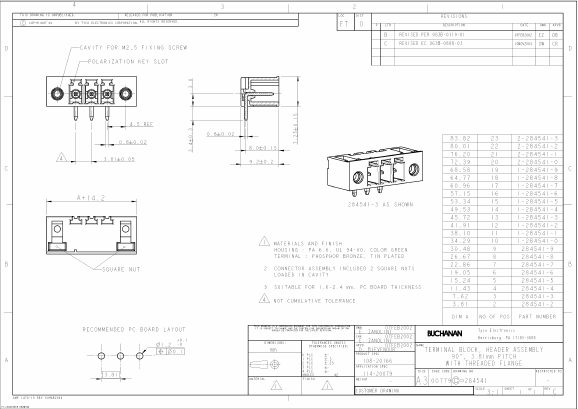 1-284541-2 Datasheet PDF Tyco Electronics