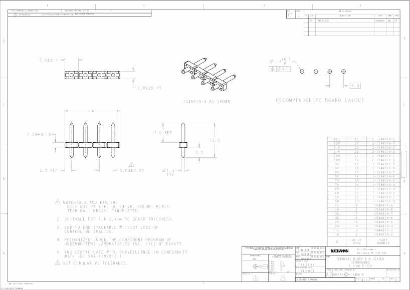 2-1546019-3 Datasheet PDF Tyco Electronics