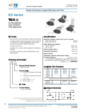 10ED2C Datasheet PDF Tyco Electronics