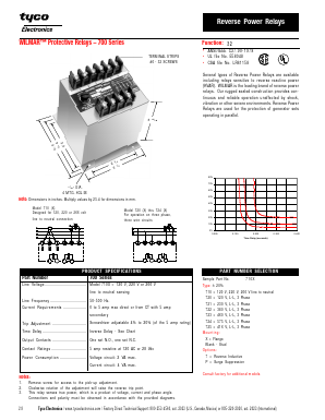 725X Datasheet PDF Tyco Electronics