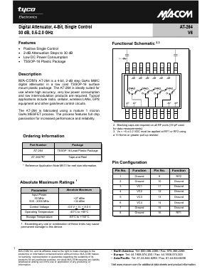 AT-264TR Datasheet PDF Tyco Electronics